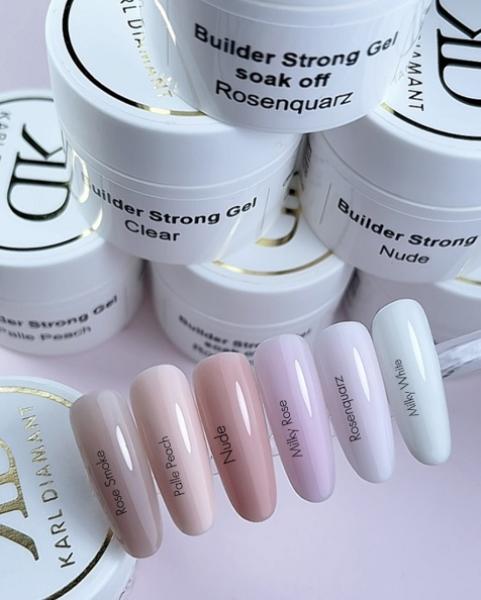 Builder Strong Gel Milky White soak off Karl Diamant 11 ml
